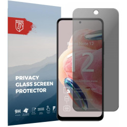 Rosso Tempered Glass Privacy - Αντιχαρακτικό Γυαλί Προστασίας Απορρήτου Οθόνης Xiaomi Redmi 12 (8719246429101)