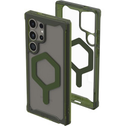 Σκληρή Ανθεκτική Θήκη MagSafe - Samsung Galaxy S24 Ultra - UAG Plyo Pro - Ice / Olive (214431114372)