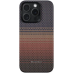 Pitaka Fusion Weaving MagEZ Case 5 - MagSafe Θήκη Aramid Fiber Body - Apple iPhone 15 Pro - 0.75mm - 1500D - Sunset (KI1501SU)