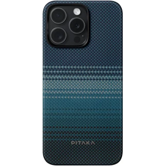Pitaka Fusion Weaving MagEZ Case 5 - MagSafe Θήκη Aramid Fiber Body - Apple iPhone 15 Pro Max - 0.75mm - 1500D - Moonrise (KI1501MOM)