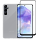 Σετ Διάφανη Θήκη Σιλικόνης & Full Face Tempered Glass - Samsung Galaxy A35 - Vivid Set Gelly Case & Full Face Tempered Glass - Transparent / Black (VIGELLY367GLASSBK)