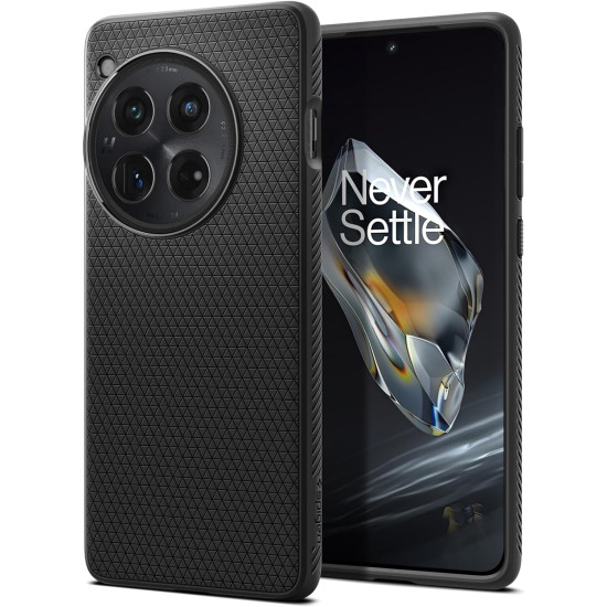 Θήκη Σιλικόνης - OnePlus 12 - Spigen Liquid Air - Matte Black (ACS07375)