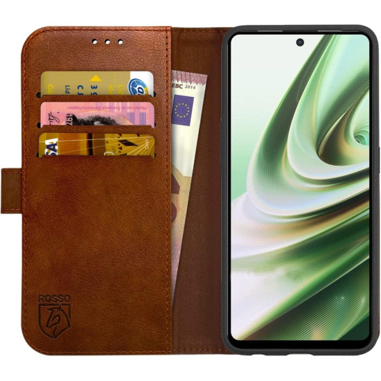 PU Θήκη Πορτοφόλι - OnePlus Nord CE 3 - Rosso Element - Brown (8719246381720)
