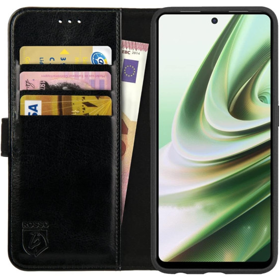 PU Θήκη Πορτοφόλι - OnePlus Nord CE 3 - Rosso Element - Black (8719246381676)