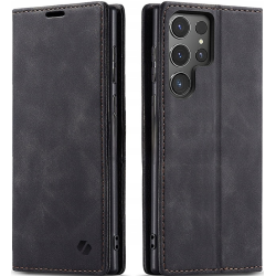 Θήκη Πορτοφόλι - Samsung Galaxy S24 Ultra - Spacecase Wallet - Black (5905719106447)