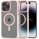 Spacecase Hybrid MagSafe - Σκληρή Ημιδιάφανη Θήκη MagSafe - Apple iPhone 14 Pro Max - Pink (5905719103095)
