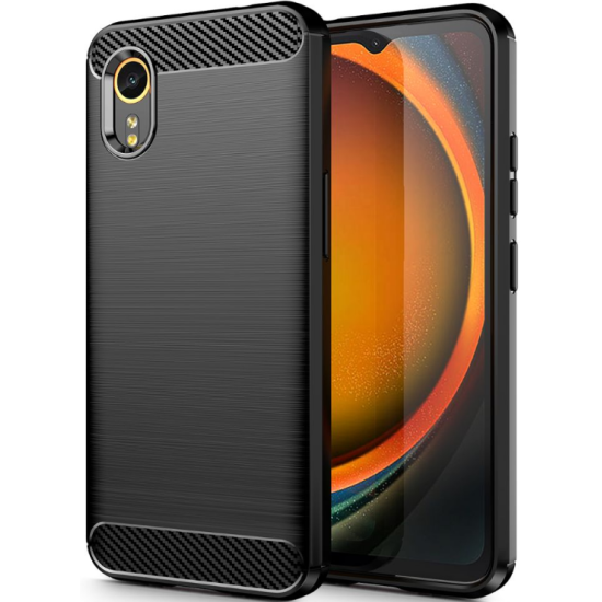 Θήκη Σιλικόνης - Samsung Galaxy Xcover7 - Tech-Protect Carbon - Black (5906203691630)