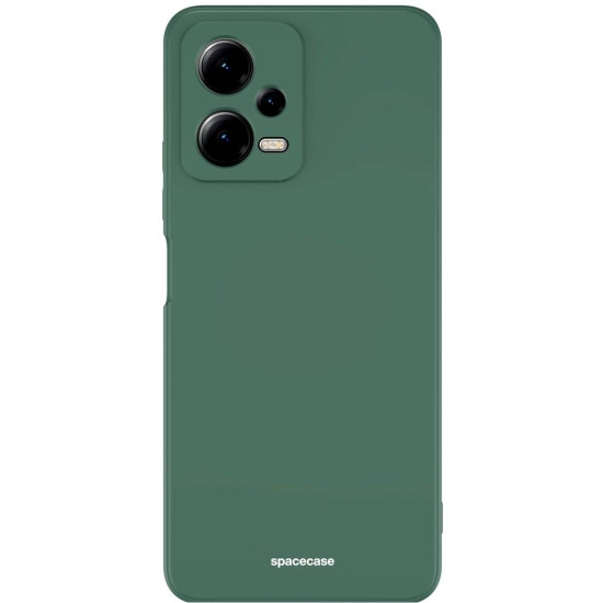 Spacecase Silicone Case - Θήκη Σιλικόνης Xiaomi Redmi Note 12 5G / Poco X5 - Dark Green (5905123475337)