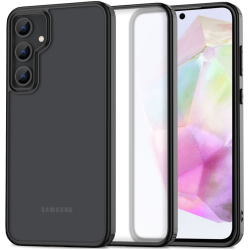 Σκληρή Ημιδιάφανη Θήκη - Samsung Galaxy A35 - Tech-Protect MagMat - Matte Black (5906203691890)
