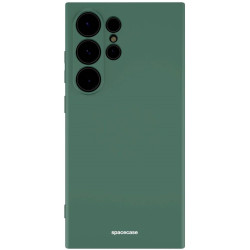 Θήκη Σιλικόνης - Samsung Galaxy S24 Ultra - Spacecase Silicone Case - Dark Green (5905719106645)