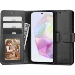 Θήκη Πορτοφόλι - Samsung Galaxy A35 - Tech-Protect Wallet - Black (5906203691906)