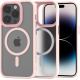 Spacecase Hybrid MagSafe - Σκληρή Ημιδιάφανη Θήκη MagSafe - Apple iPhone 14 Pro - Pink (5905719103033)