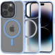 Spacecase Hybrid MagSafe - Σκληρή Ημιδιάφανη Θήκη MagSafe - Apple iPhone 14 Pro - Baby Blue (5905719103040)