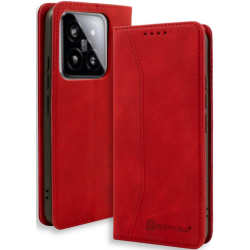 Θήκη Πορτοφόλι - Xiaomi 14 Pro - Bodycell Book Case - Red (5206015073359)