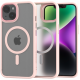 Spacecase Hybrid MagSafe - Σκληρή Ημιδιάφανη Θήκη MagSafe - Apple iPhone 14 - Pink (5905719102975)