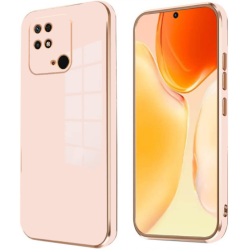 Bodycell Gold Plated - Θήκη Σιλικόνης Xiaomi Redmi 10C - Pink (5206015071973)