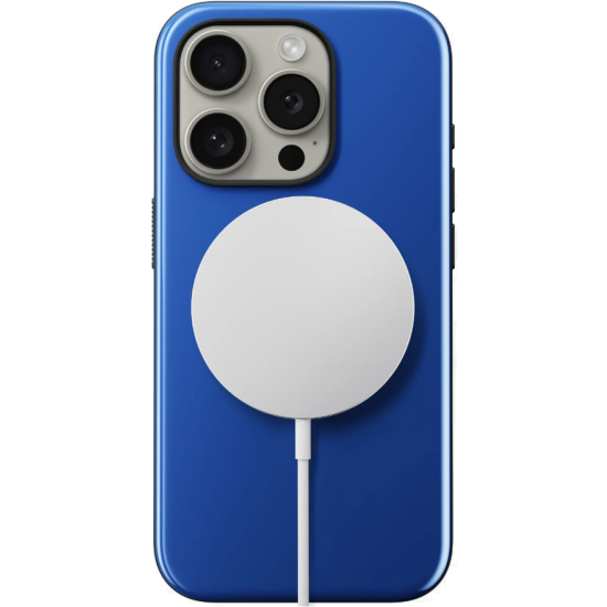 Nomad Sport Case - Σκληρή Θήκη MagSafe με TPU Bumper - Apple iPhone 15 Pro - Super Blue (NM01652885)