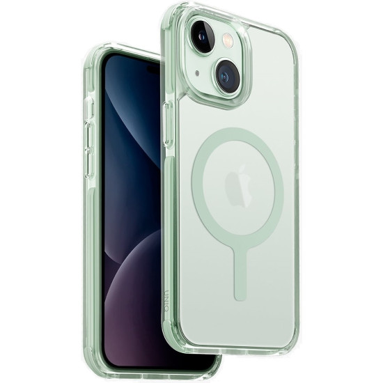 Uniq Combat Duo Series - Ανθεκτική Διάφανη MagSafe Θήκη - Apple iPhone 15 - Cool Mint (UNIQ-IP6.1(2023)-COMAFMCMNT)