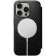 Nomad Modern Leather Folio - MagSafe Δερμάτινη Θήκη - Πορτοφόλι Apple iPhone 15 Pro - Black (NM01627685)