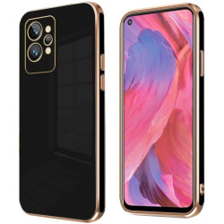 Bodycell Gold Plated - Θήκη Σιλικόνης Realme GT2 Pro - Black (5206015070860)