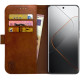 PU Θήκη Πορτοφόλι - Xiaomi 14 Pro - Rosso Element - Brown (8719246426797)
