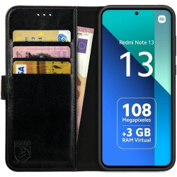 PU Θήκη Πορτοφόλι - Xiaomi Redmi Note 13 5G - Rosso Element - Black (8719246433962)