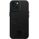 Rosso Elite Back Cover - Δερμάτινη Θήκη MagSafe - Apple iPhone 15 - Black (8719246442087)