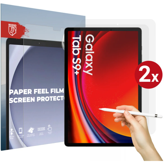 Rosso Paper Feel Film Screen Protector - Μεμβράνη Προστασίας Οθόνης - Samsung Galaxy Tab S10 Plus / S9 Plus 12.4" - 2 Τεμάχια - Clear (8719246437557)