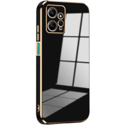 Bodycell Gold Plated - Θήκη Σιλικόνης Xiaomi Redmi Note 12 4G - Black (5206015071669)