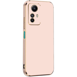 Bodycell Gold Plated - Θήκη Σιλικόνης Xiaomi Redmi Note 12S - Pink (5206015071843)