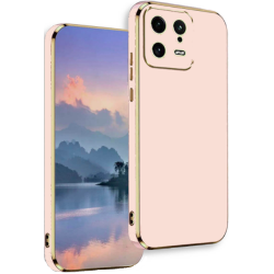 Bodycell Gold Plated - Θήκη Σιλικόνης Xiaomi 13 - Pink (5206015071560)