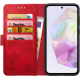 PU Θήκη Πορτοφόλι - Samsung Galaxy A35 - Rosso Element - Red (8719246438332)