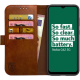 Rosso Element PU Θήκη Πορτοφόλι Nokia G42 - Brown (8719246438509)