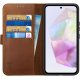 Δερμάτινη Θήκη Πορτοφόλι - Samsung Galaxy A35 - Rosso Deluxe - Brown (8719246438356)