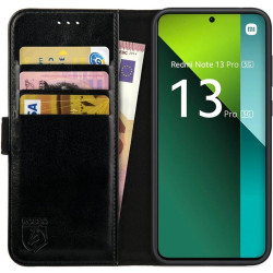 PU Θήκη Πορτοφόλι - Xiaomi Redmi Note 13 Pro 5G / Poco X6 - Rosso Element - Black (8719246433979)