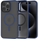 Θήκη Apple iPhone 15 Pro Max - Spacecase Hybrid MagSafe Σκληρή Ημιδιάφανη με MagSafe - Dark Blue (5905719103248)