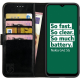 Rosso Element PU Θήκη Πορτοφόλι Nokia G42 - Black (8719246438493)