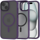 Spacecase Hybrid MagSafe - Σκληρή Ημιδιάφανη Θήκη MagSafe - Apple iPhone 15 Plus - Purple (5905719103187)
