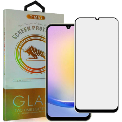 T-Max Premium 3D Tempered Glass Full Glue Fluid Despensing - Αντιχαρακτικό Γυαλί Οθόνης Samsung Galaxy A25 - Black (5206015011153)