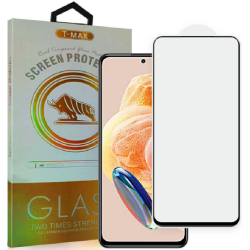 T-Max Premium 3D Tempered Glass Full Glue Fluid Despensing - Αντιχαρακτικό Γυαλί Οθόνης Xiaomi Redmi Note 12 Pro 4G - Black (5206015014536)