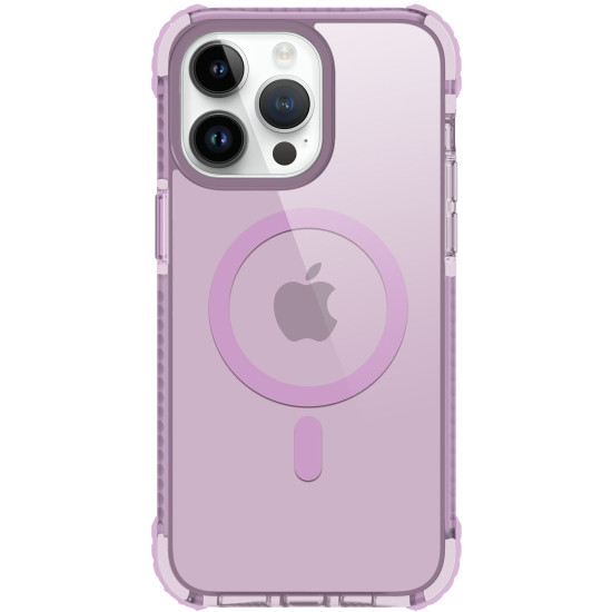 Prodigee Safetee Neo + Mag - Σκληρή Ανθεκτική Ημιδιάφανη Θήκη MagSafe - Apple iPhone 15 Pro Max - Lilac (IPH15P-6.7-NEOM-LILA)