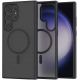 Σκληρή Ημιδιάφανη Θήκη MagSafe - Samsung Galaxy S24 Ultra - Spacecase Hybrid MagSafe - Black (5905719107123)