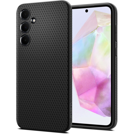 Θήκη Σιλικόνης - Samsung Galaxy A35 - Spigen Liquid Air - Matte Black (ACS07519)
