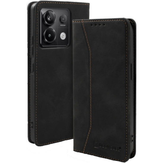 Θήκη Πορτοφόλι - Xiaomi Redmi Note 13 Pro 5G / Poco X6 - Bodycell Book Case - Black (5206015073625)