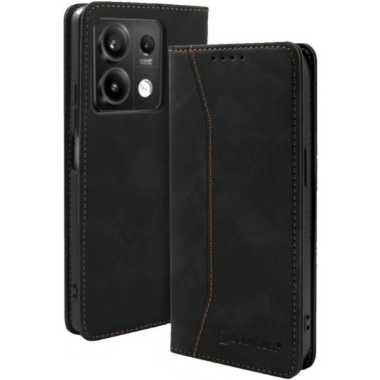 Θήκη Πορτοφόλι - Xiaomi Redmi Note 13 5G - Bodycell Book Case - Black (5206015073595)