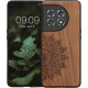 KWmobile Σκληρή Ξύλινη Θήκη με TPU Bumper - OnePlus 11 - Walnut / Rising Sun (60791.02)