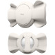 Elago Ribbon Pet Collar Case - Θήκη Premium Σιλικόνης Apple AirTag 2 / 1 για Κολάρο Κατοικιδίων - Stone (EAT-RIBBON-PET-ST)