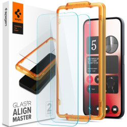 Αντιχαρακτικό Γυάλινο Tempered Glass - Nothing Phone 2a / 2a Plus - Spigen GLAS.tR ALIGNmaster - Clear - 2 Τεμάχια (AGL07681)