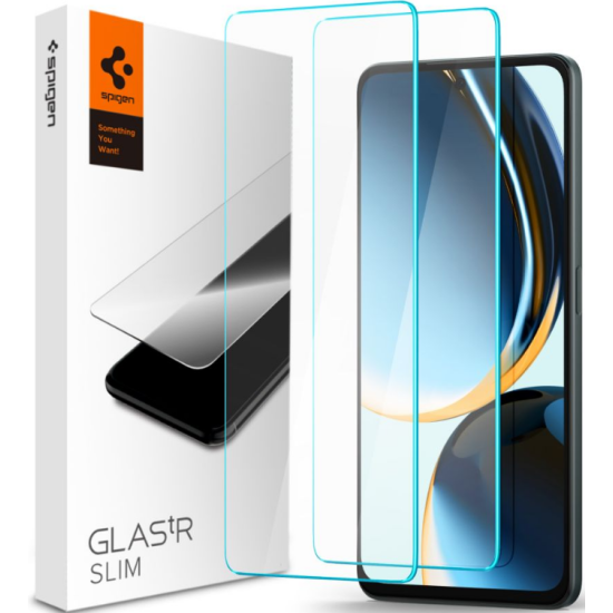 Αντιχαρακτικό Γυαλί Οθόνης - Samsung Galaxy A15 / A25 - Spigen GLAS.tR Slim Premium Tempered Glass - Clear - 2 Τεμάχια (AGL07447)