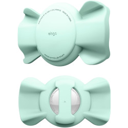 Elago Ribbon Pet Collar Case - Θήκη Premium Σιλικόνης Apple AirTag 2 / 1 για Κολάρο Κατοικιδίων - Mint (EAT-RIBBON-PET-MT)